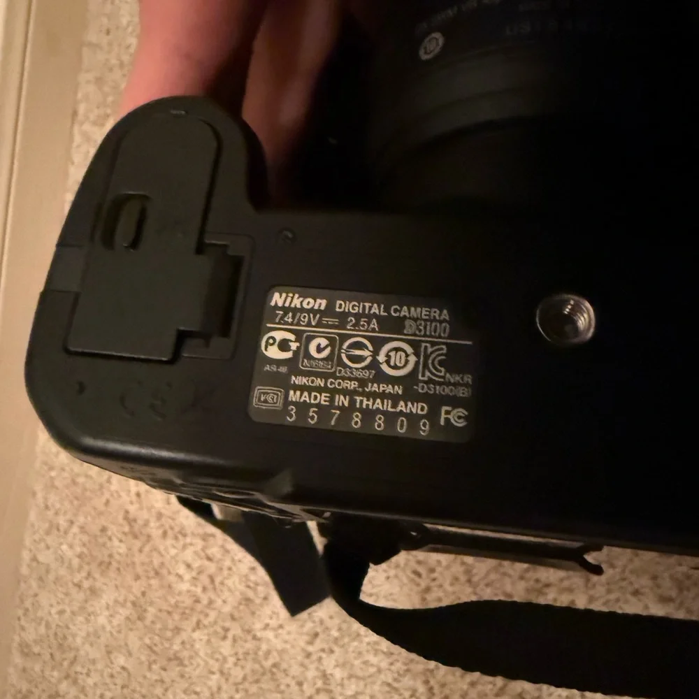 Nikon D3100 Black DSLR Camera with Accessories